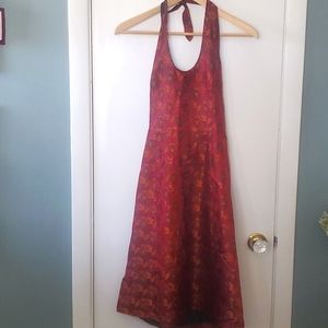 Jane Hamill Halter Dress Silk Size 2